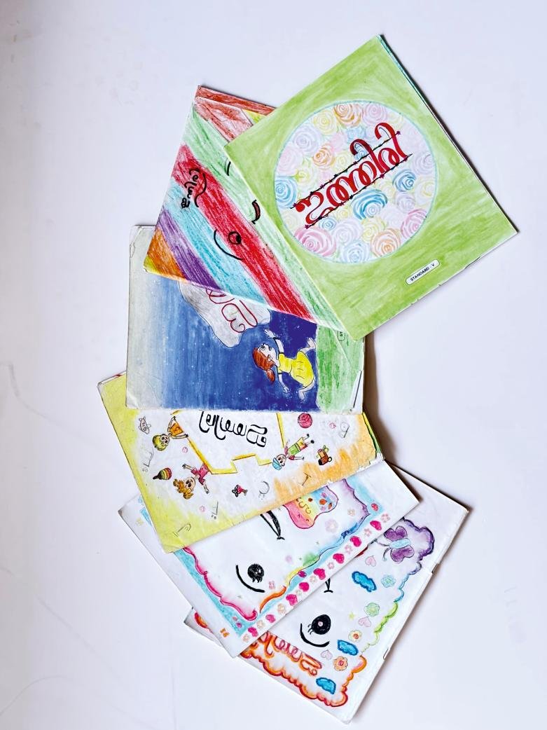 Student-made booklets from STREAM activities